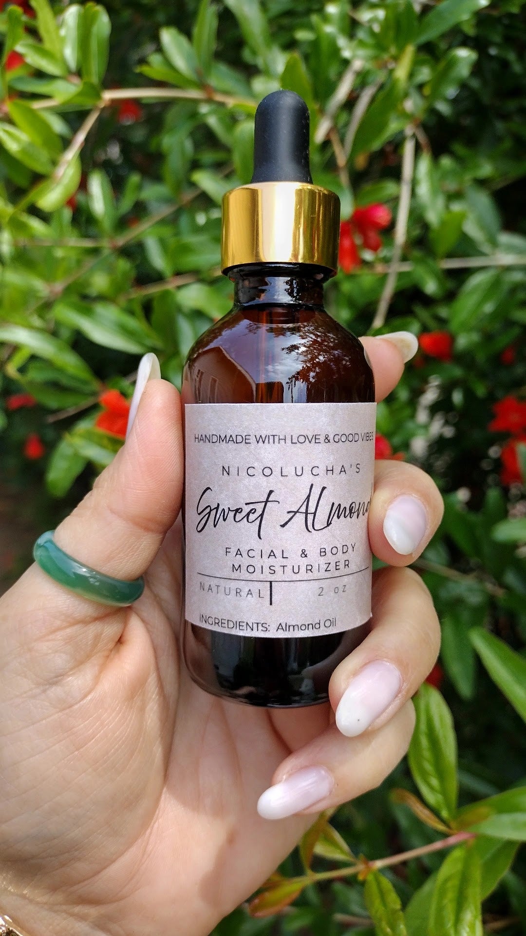 Sweet Almond Body Moisturizer Oil image 1