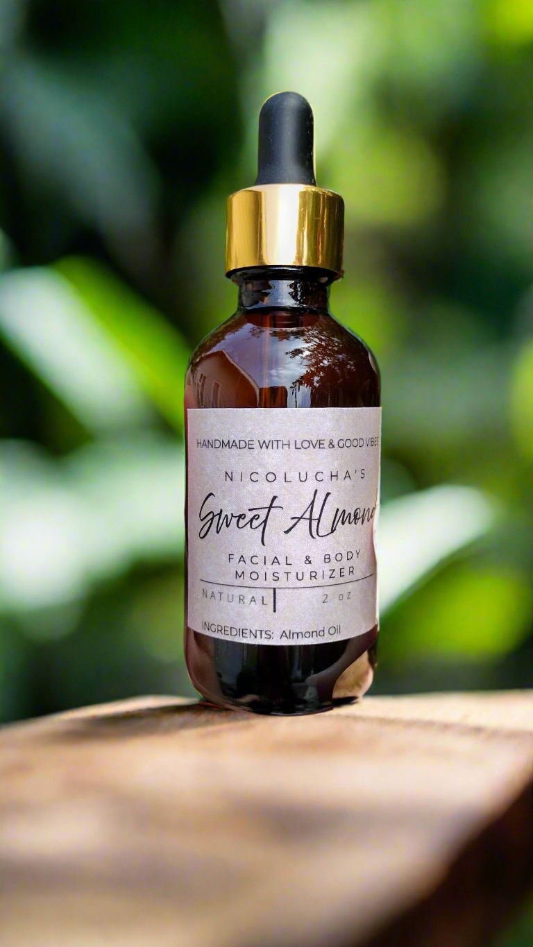 Sweet Almond Facial + Body Moisturizer Oil