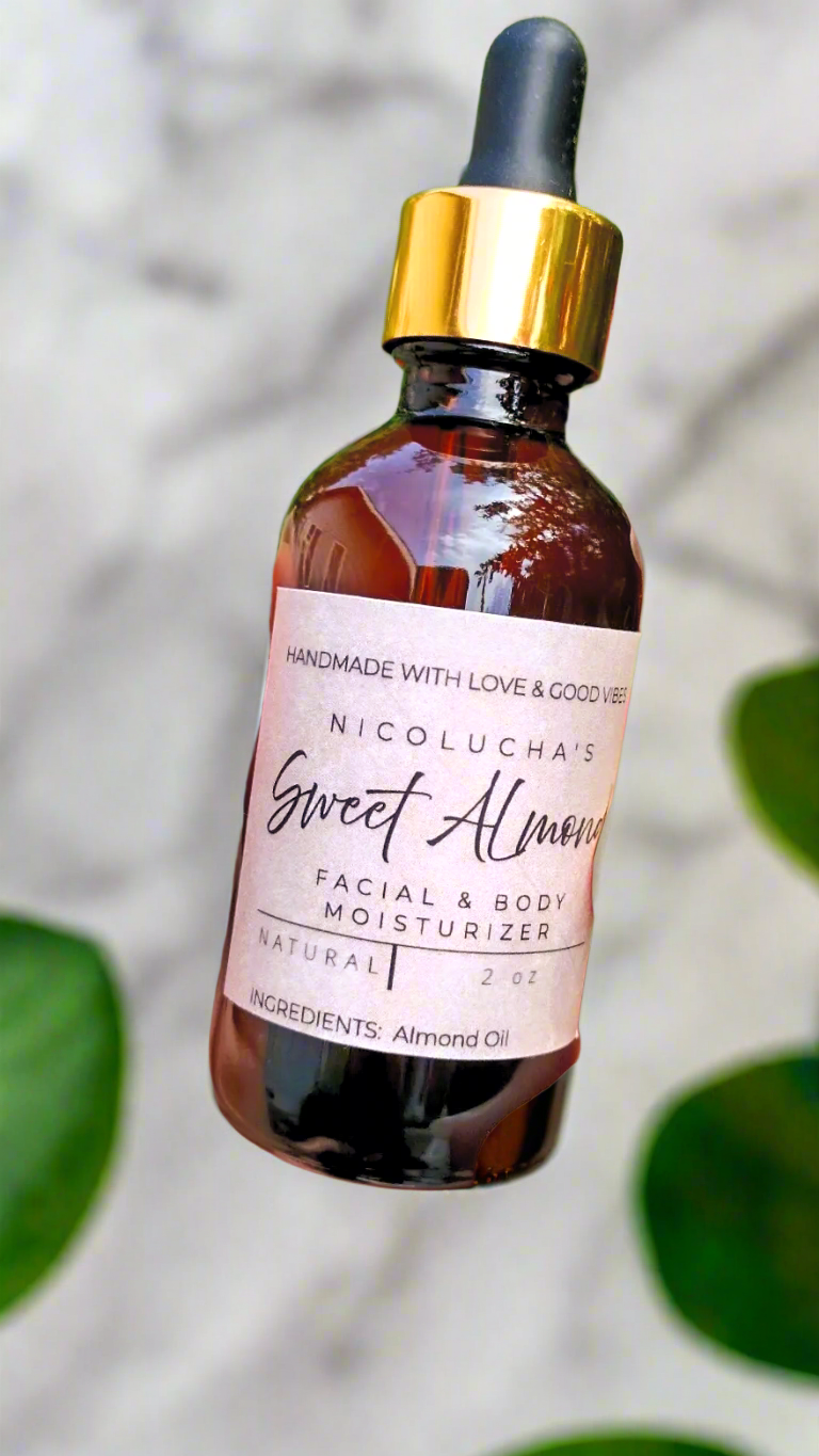 Sweet Almond Facial + Body Moisturizer Oil