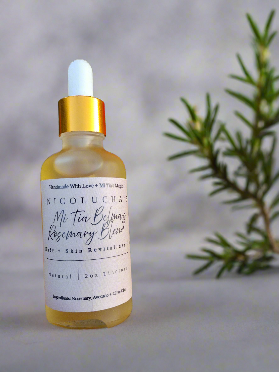 Mi Tia Belma's Rosemary Blend Hair + Skin Revitalizer Oil