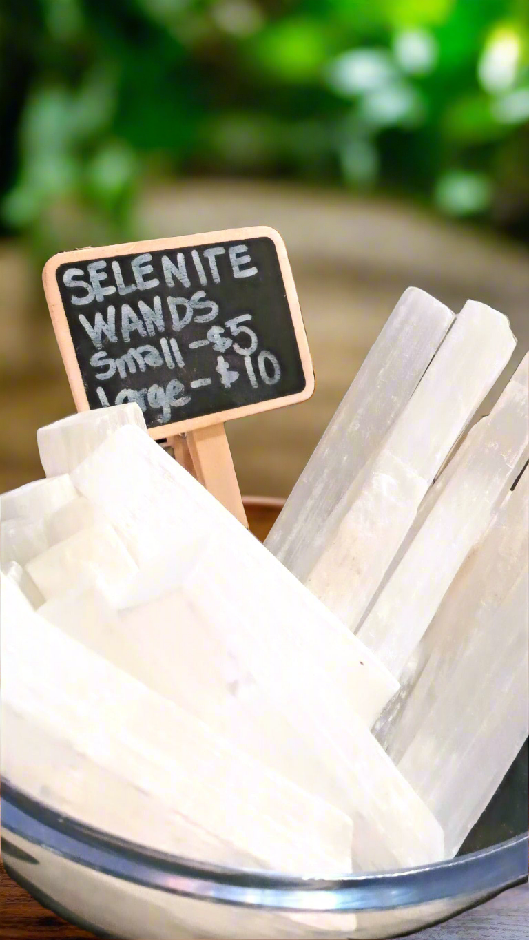 Selenite Wands